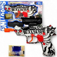 Пістолет стріляє орбізами, в коробці (Білий+чорний+червоний) MIC (267653)