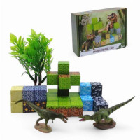 Конструктор магнітний "Майнкрафт", з динозаврами, 35 деталей MIC (258324) Конструктор магнітний "Майнкрафт", з динозаврами, 35 деталей MIC (258324)