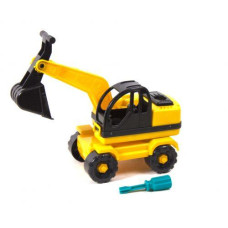 Конструктор з викруткою "Екскаватор" Toys Plast (58957)