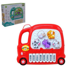 Дитяче піаніно "Автобус" (червоний) CY (254650)