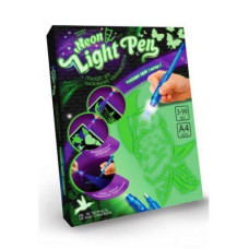 Набір креативної творчості "Neon Light Pen" Сова (укр) Dankotoys (51218)