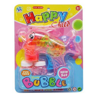 Пістолет для мильних бульбашок "Дельфін" (рожевий) XUAN CAI TOYS (209903)