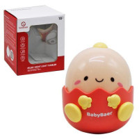 Неваляшка-нічник "Динозавр" (помаранчевий) Sobebear (218583)