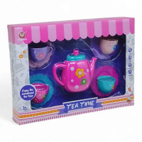 Посуд дитячий "Чайний сервіз", рожевий YAHETAI TOYS (252209)