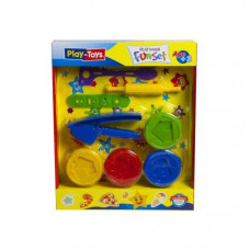 Набір для ліплення "Funset" з інструментами Play Toys (57181)