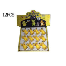 Заводні тварини аніме "Pokemon Пікачу", 12 штук MIC (33567)