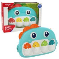 Ігровий центр піаніно "Динозаврик", музика, світло HUANGER (233452)