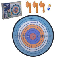 Дартс "Axe Throwing" 2 м'ячика, 3 сокири, 56 см, на липучках JINBAO TOYS (263619)