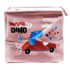 Кошик для іграшок з бавовни рожевий JIA YU TOY (196907)