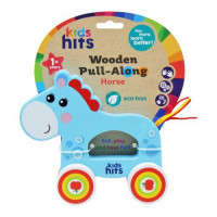 Дерев'яна іграшка-каталка "Wooden Pull-Along: Коник" Kids hits (217760)