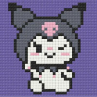 Алмазна мозаїка (міні) Куромі (Kuromi), 10х10 см Origami (247098)