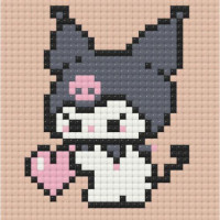 Алмазна мозаїка (міні) Куромі (Kuromi), 10х10 см Origami (247101)