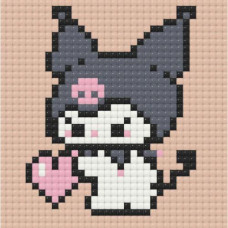 Алмазна мозаїка (міні) Куромі (Kuromi), 10х10 см Origami (247101)