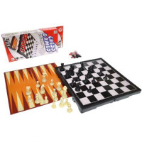 Ігровий набір "Family Game: Шахи 3в1" Jun Feng (215665)