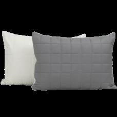 Чохол на подушку Viluta мікрофібра стьобаний 50x70 см - Дует Графіт