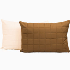 Чохол на подушку Viluta мікрофібра стьобаний 50x70 см - Дует Капучино