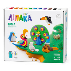 Меганабір самозатвердіючого пластиліну Липака – Птахи