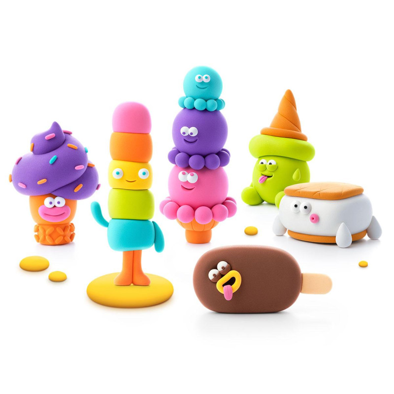 Меганабір самозатвердіючого пластиліну Липака – Класне морозиво Меганабір самозатвердіючого пластиліну Липака – Класне морозиво