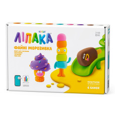 Набір пластиліну Ліпака - Класне морозиво: Тепледик, Торнадік, Чоко Бро