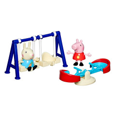 Ігровий набір Peppa Figurines серії Моменти з Пеппою – Пригоди на гойдалці
