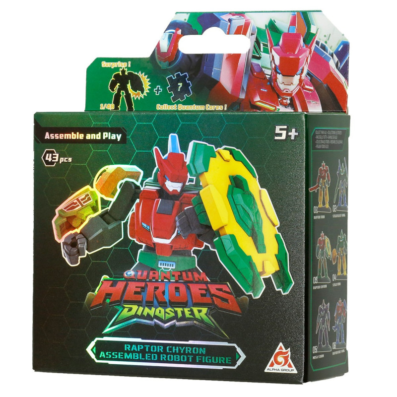 Робот-конструктор Dinoster — Раптор Хайрон Робот-конструктор Dinoster — Раптор Хайрон