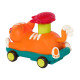 Машинка інерційна серії Лапкомобілі - Котик, помаранчевий колір
