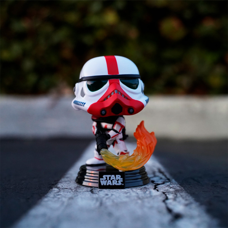 Ігрова фігурка Funko POP! серії Мандалорець – Штурмовик з вогнеметом Ігрова фігурка Funko POP! серії Мандалорець – Штурмовик з вогнеметом