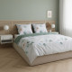Постільна білизна Isleep Viluta ранфорс з простирадлом на гумці (160*200) - 25414 двоспальна