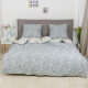 Постільна білизна Isleep Viluta ранфорс з простирадлом на гумці (160*200) - 25408 двоспальна