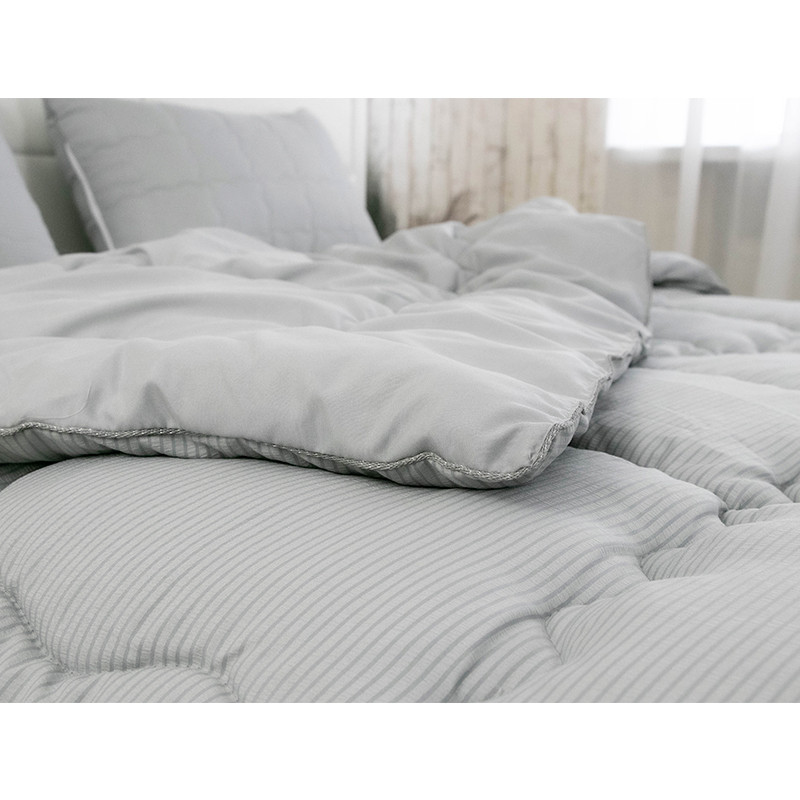 Ковдра Руно - Soft Line всесезонна сіра полуторна 140x205 см 300 гр/м2 (28701) Ковдра Руно - Soft Line всесезонна сіра полуторна 140x205 см 300 гр/м2 (28701)