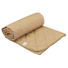Ковдра Руно - Комфорт вовняна легка бежева двоспальна 172x205 см 160 гр/м2 (21372)
