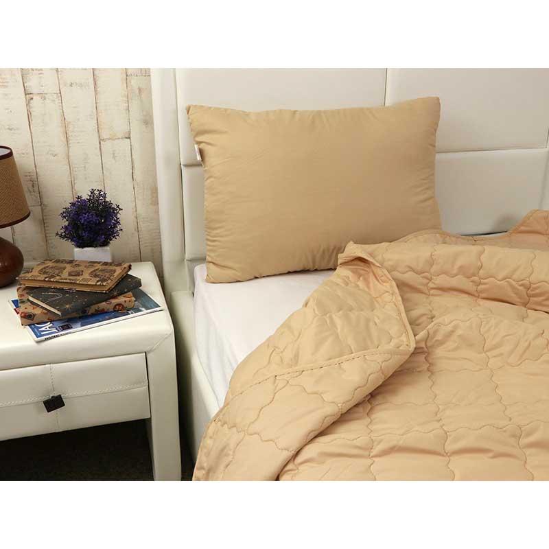 Ковдра Руно - Комфорт вовняна легка бежева двоспальна 172x205 см 160 гр/м2 (21372) Ковдра Руно - Комфорт вовняна легка бежева двоспальна 172x205 см 160 гр/м2 (21372)