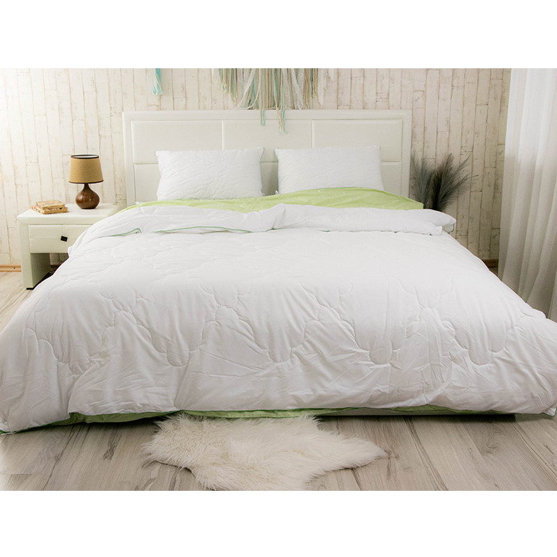 Ковдра Руно - Дует Bamboo 4 сезони біла євро 200x220 см 200+120 гр/м2 (28996) Ковдра Руно - Дует Bamboo 4 сезони біла євро 200x220 см 200+120 гр/м2 (28996)