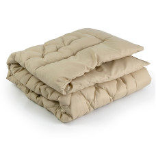 Дитяча ковдра Руно - вовняна тепла бежева 105x140 см 450 гр/м2 (28891)