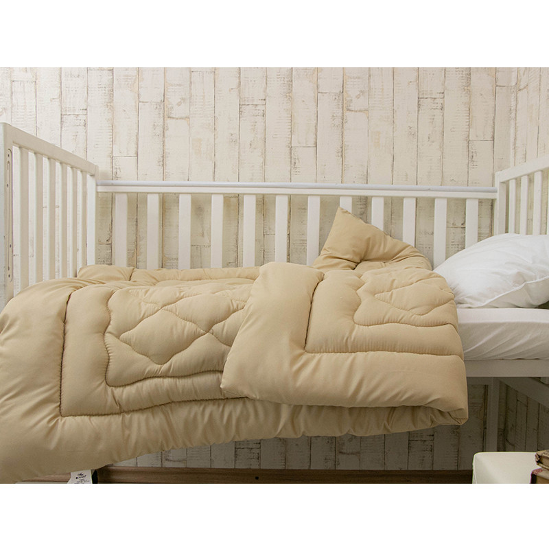 Дитяча ковдра Руно - вовняна тепла бежева 105x140 см 450 гр/м2 (28891) Дитяча ковдра Руно - вовняна тепла бежева 105x140 см 450 гр/м2 (28891)