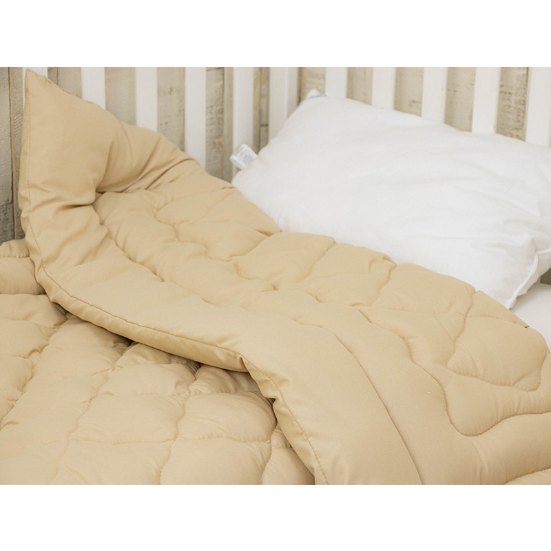 Дитяча ковдра Руно - вовняна тепла бежева 105x140 см 450 гр/м2 (28891) Дитяча ковдра Руно - вовняна тепла бежева 105x140 см 450 гр/м2 (28891)