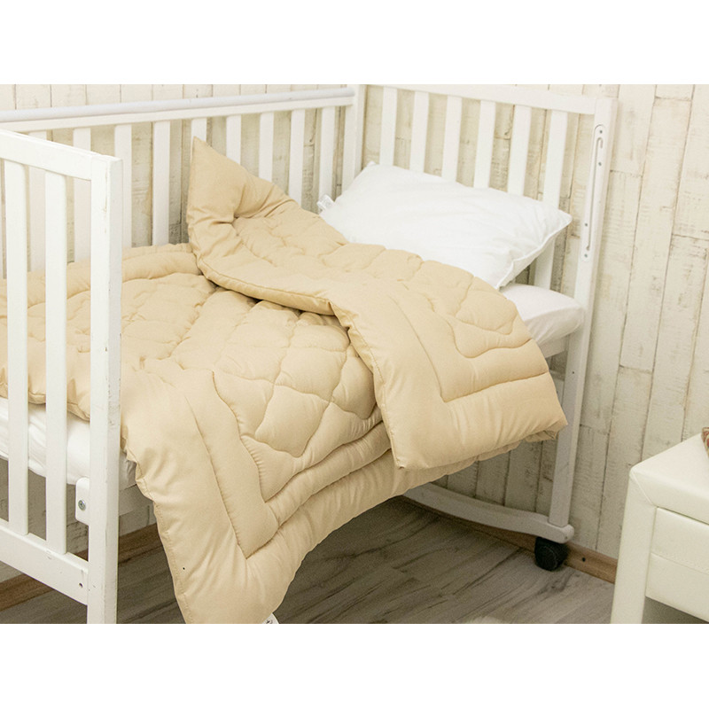 Дитяча ковдра Руно - вовняна тепла бежева 105x140 см 450 гр/м2 (28891) Дитяча ковдра Руно - вовняна тепла бежева 105x140 см 450 гр/м2 (28891)