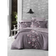 Постільна білизна First Choice сатин - Evan lilac євро