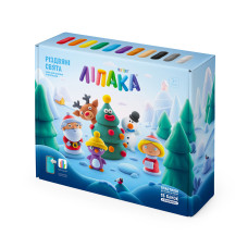 Меганабір пластиліну Липака – Різдвяні свята