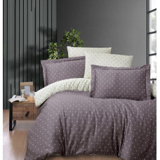 Постільна білизна First Choice сатин — Point lilac євро