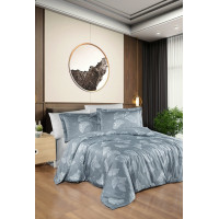 Постільна білизна First Choice сатин — Sofira Indigo євро