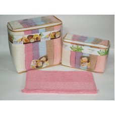 Набір рушників Cestepe Cotton Delux Жакард — Leonardo Sacakli 70*140 (6 шт.)