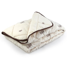 Ковдра Руно - Sheep Soft вовняна тепла бежева двоспальна 172x205 см 320 гр/м2 (29108)