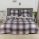 Постільна білизна Isleep Viluta ранфорс з простирадлом на гумці (160*200) - 25418 двоспальна