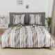 Постільна білизна Isleep Viluta ранфорс з простирадлом на гумці (160*200) - 25416 двоспальна