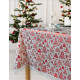 Скатертина Iris Home - New Year червона 140*180
