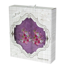 Набір рушників Gursan Cotton - Малина темно-бузковий (50*90+70*140)