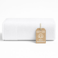 Рушник махровий бавовна IDEIA - 50x90 білий 600 г/м2