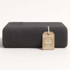 Рушник махровий бавовна IDEIA - 70x140 темно-сірий 600 г/м2