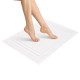 Килимок для ніг і ванної кімнати IDEIA - 50х70 см бавовна жаккард з ніжками білий (700 гр/м2)